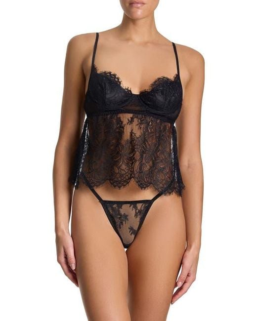 Hanky Panky Black X Lexi Wood Shannon Underwire Lace Camisole