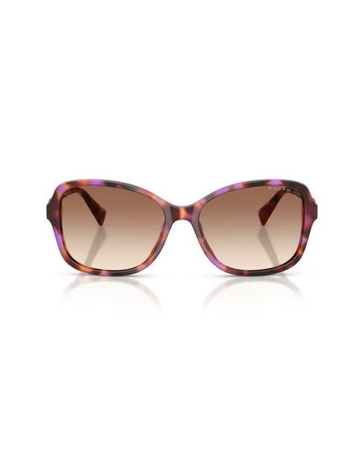 Ralph Brown 57Mm Square Sunglasses