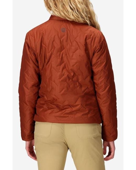 Marmot Brown Monoquilt Jacket