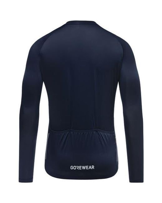 Gore Wear Blue Spinshift Long-Sleeve Jersey for men