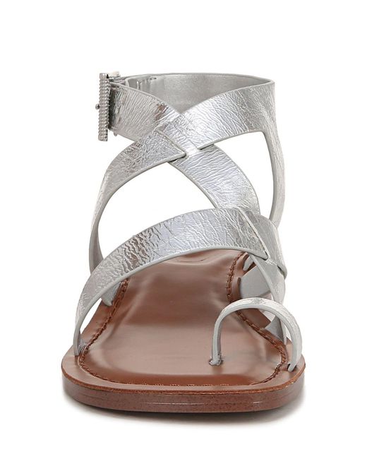 Franco Sarto Metallic Ina Toe Loop Sandal