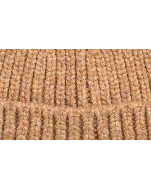 Ugg Brown Chunky Rib Beanie for men