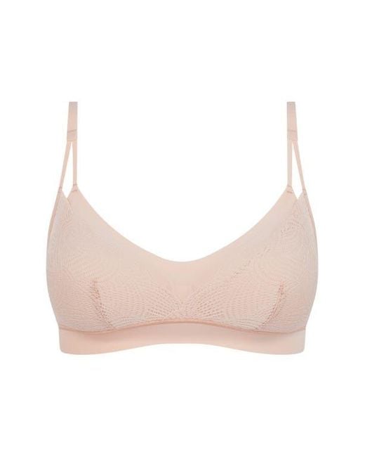 Chantelle Brown Soft Stretch Lace Bralette