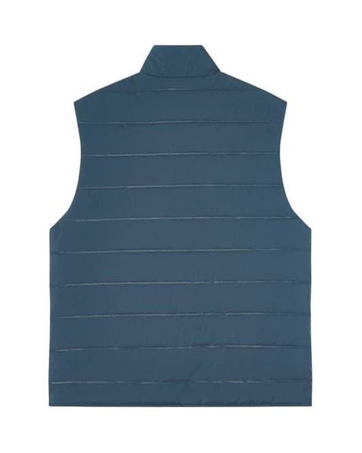 Robert Talbott Blue Driver Quilted Vest for men