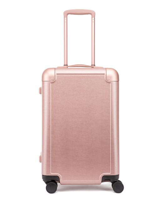 CALPAK Pink X Jen Atkin 22-inch Carry-on Suitcase