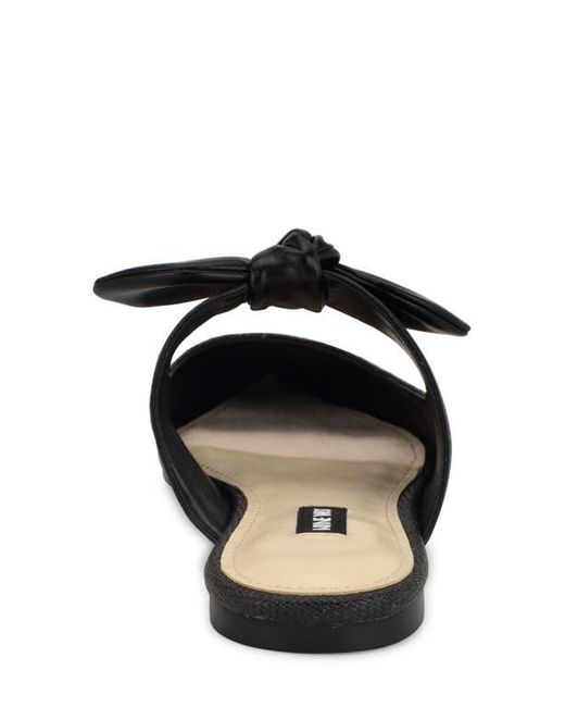 Nine West Black Bowin Pointed Toe Flat