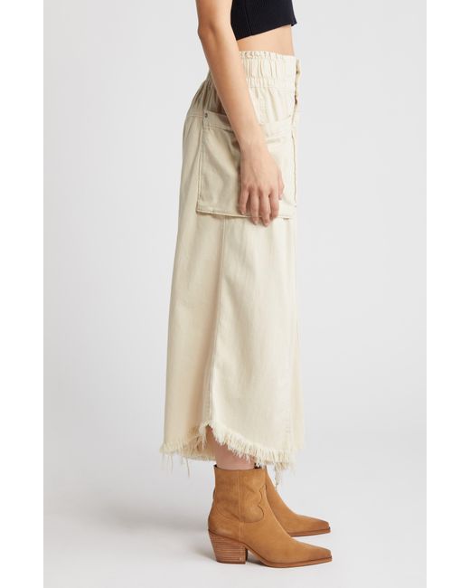 Free People Natural Sun Setter Wide Leg Jeans