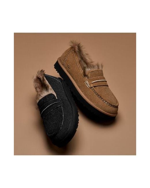 Ugg Black Ellis Wool Loafer