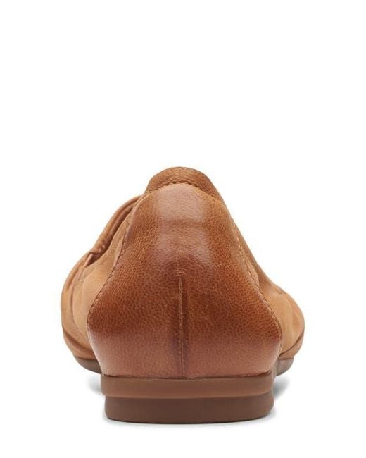 Clarks Brown Rena Way Flat