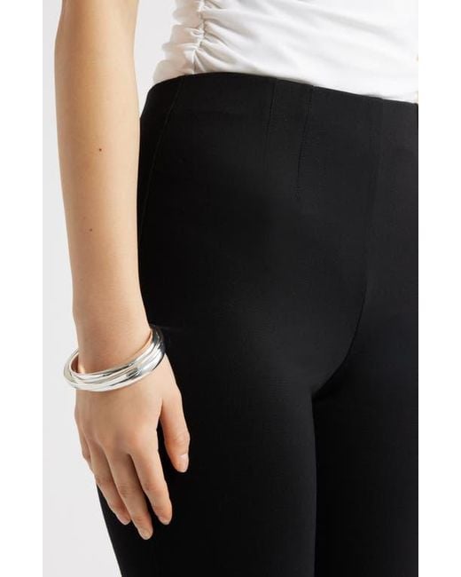 Open Edit Black Stretch Twill Capri Pants