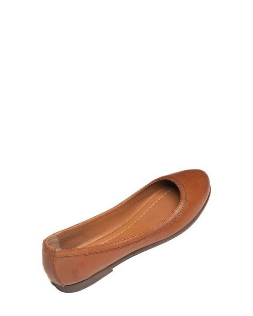 Frye Brown Carson Ballet Flat