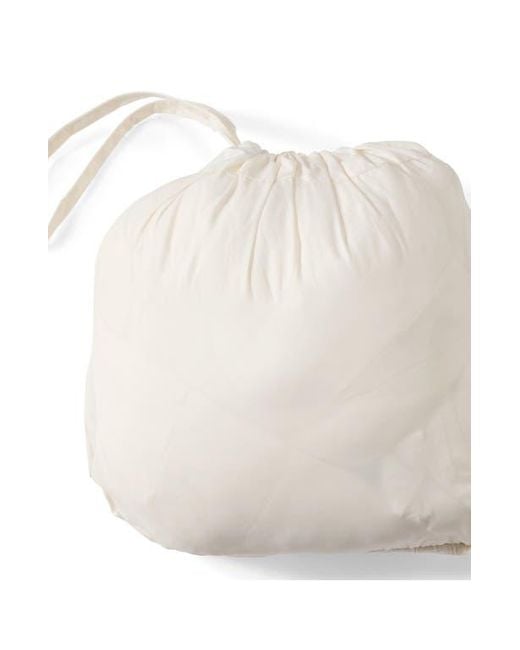 Lands' End White Wanderweight Packable Ultralight Down Vest