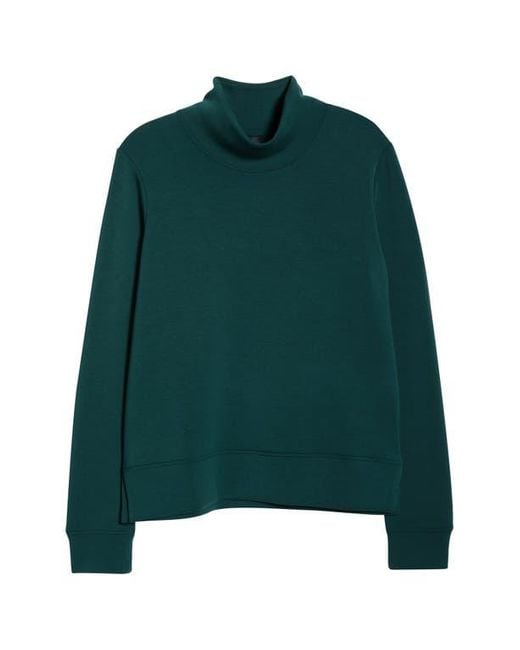 Mpg Green Dreamweave Recycled Polyester Blend Mock Neck Sweatshirt