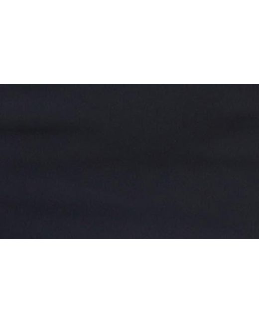 French Connection Black Echo Lace Trim Crepe Midi Dress