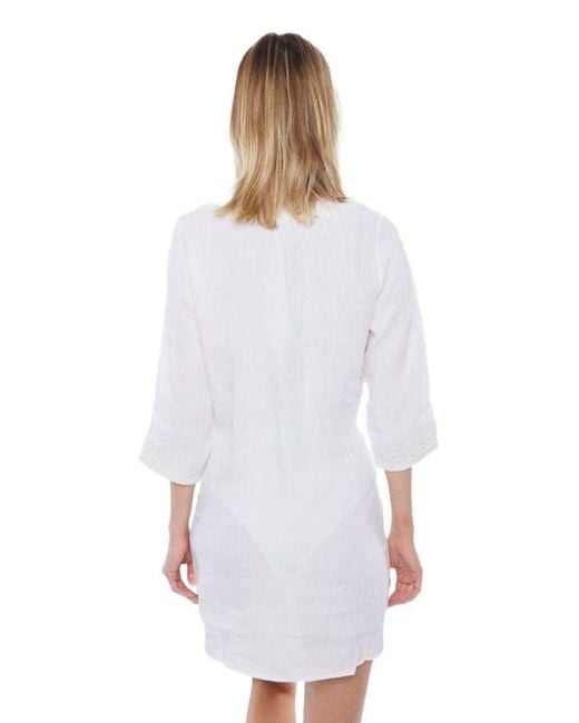 Calypso St. Barth White Cara Tunic