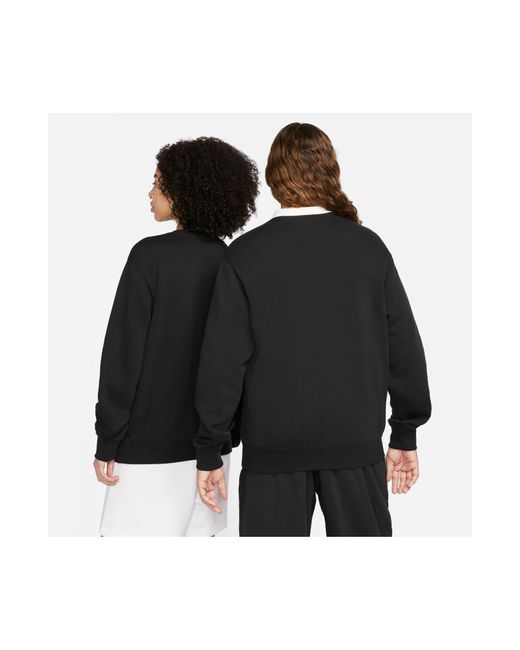 Nike Black Fleece Graphic Pullover Sweatshirt for men