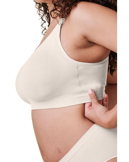 Bravado Designs Natural Body Silk Seamless Recycled Nylon Blend Wireless Maternity/nursing Bra