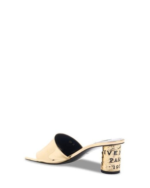 Givenchy Natural Logo Heel Sandal