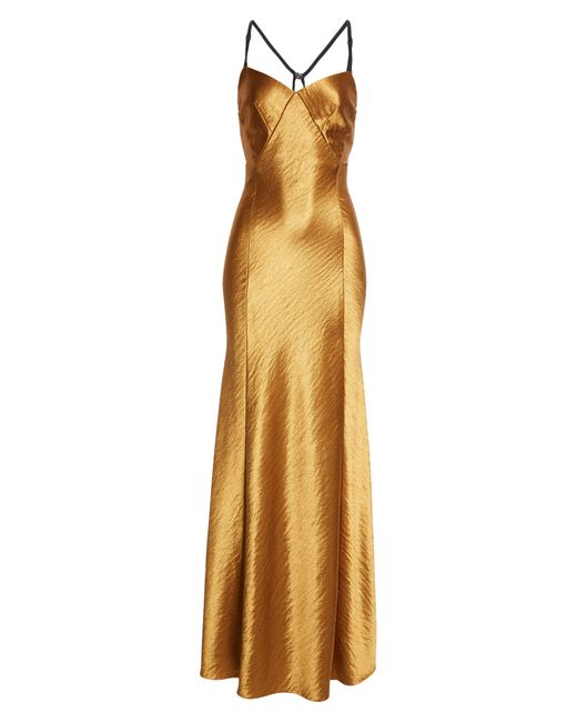 Jason Wu Multicolor Hammered Satin Gown