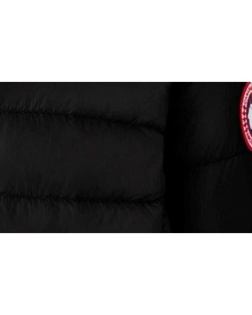 Canada Goose Black Crofton Water Repellent 750 Fill Power Down Jacket for men