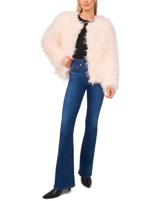 Halogen® Blue Faux Fur Jacket
