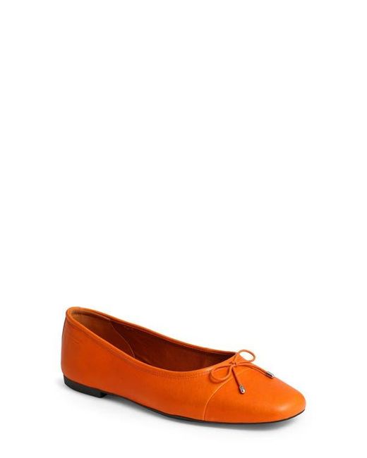 Vagabond Orange Jolin Ballet Flat