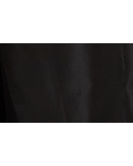 Simone Rocha Black Hip Detail Draped Bind Taffeta Dress