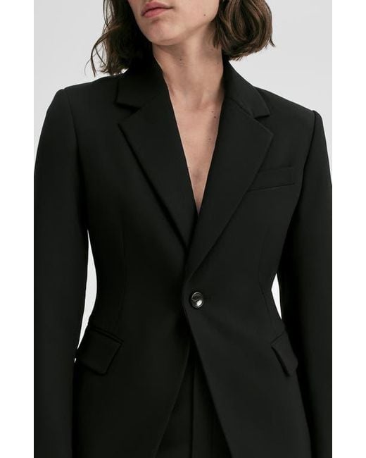 A.L.C. Black Eliza Wool Blend Jacket