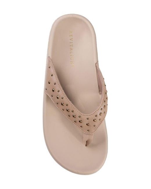 Revitalign Brown Yumi Fresca Flip Flop