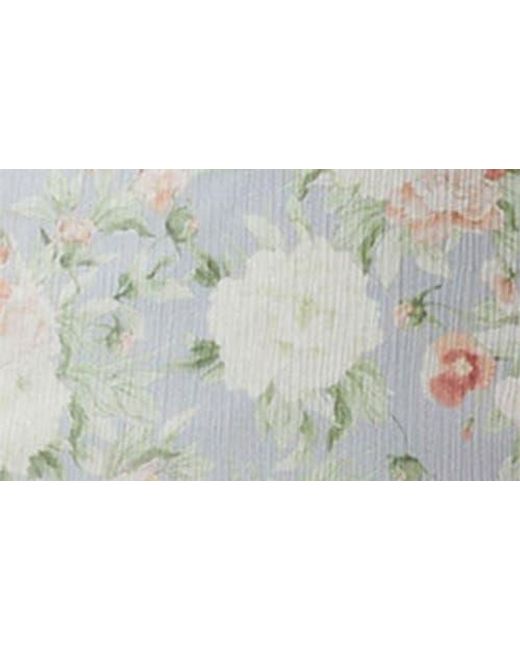Astr White Brisbane Floral Print Asymmetric Dress