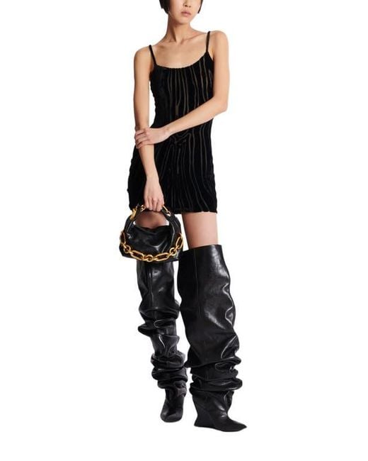 Balmain Black Mini Sync Bag