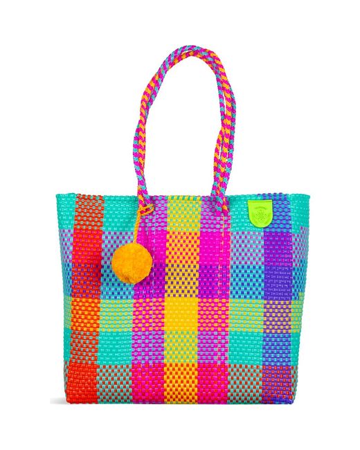 Tin Marin Purple Fiesta Woven Tote