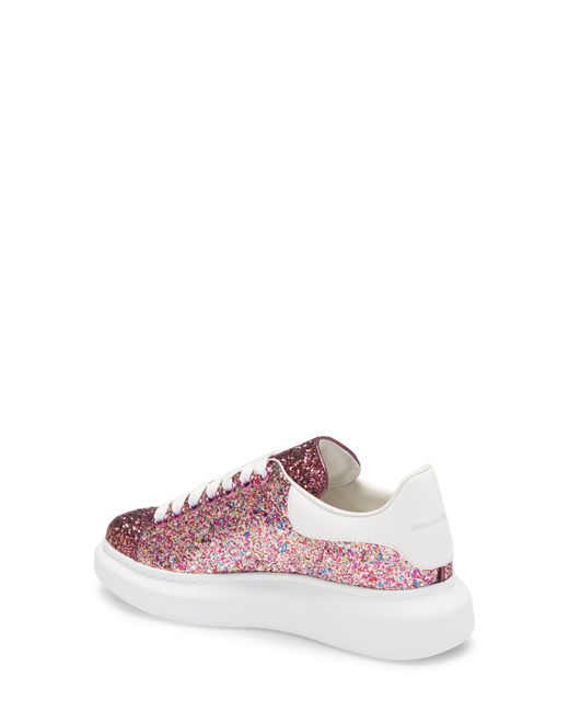 alexander mcqueen glitter bubble sole platform sneaker