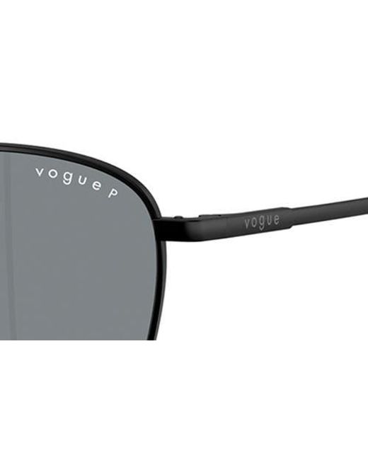 Vogue Gray 53Mm Pillow Sunglasses