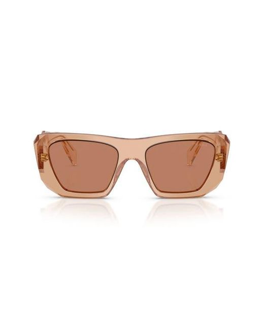 Prada Pink 53Mm Square Sunglasses