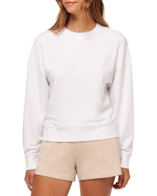 Travis Mathew White Cloud Sweatshirt