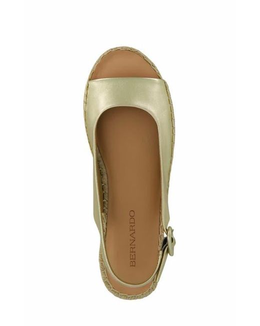 Bernardo Black Melila Espadrille Wedge