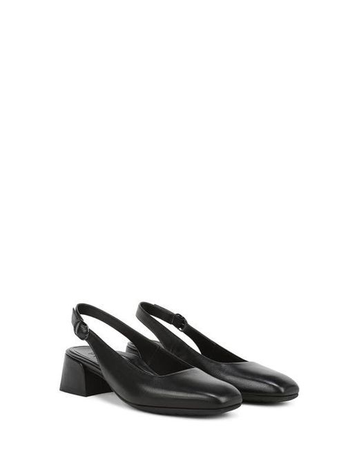 Vionic Black Reyes Block Heel Slingback Pump