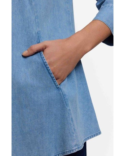 Foxcroft Blue Cici Denim Tunic