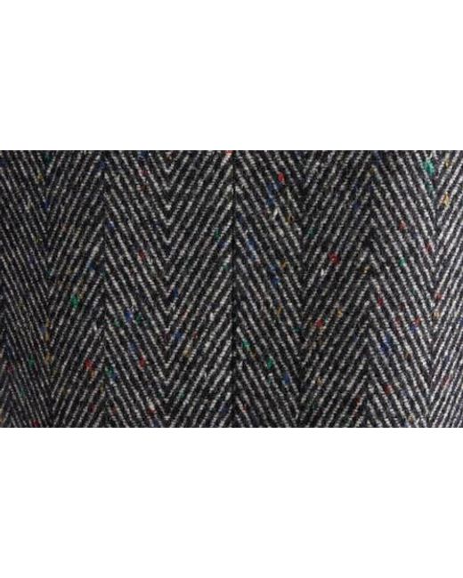 Givenchy Gray Oversize Wool Blend Herringbone Overcoat for men