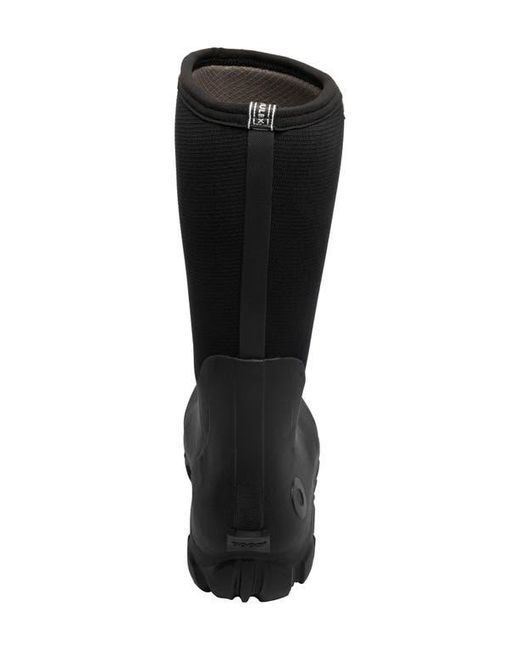 Bogs Black Classic Seamless Tall Waterproof Boot for men