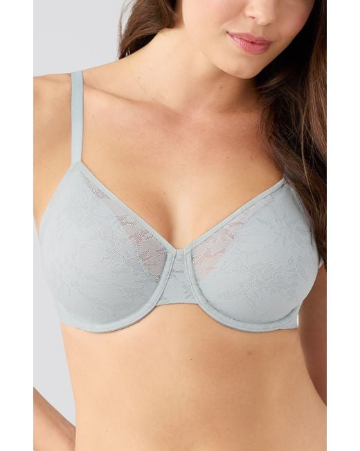 Wacoal Gray Taking Sides Smoothing Underwire Bra