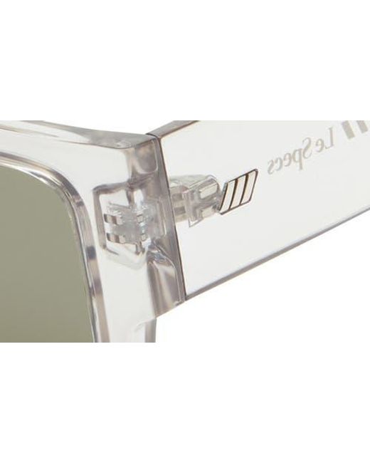 Le Specs Gray Contemplation 54Mm Rectangular Sunglasses for men