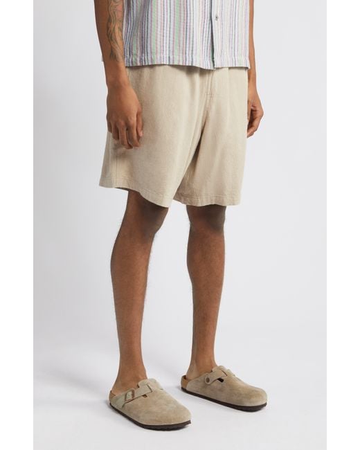 Obey Natural Easy Linen Blend Shorts for men