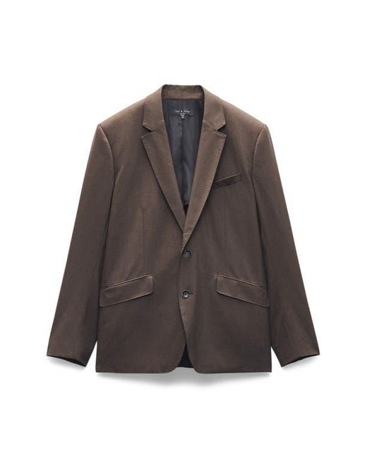 Rag & Bone Brown Butler Wool Blend Ripstop Suit Jacket for men