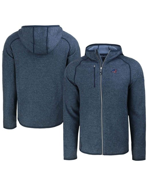Cutter & Buck Blue Carolina Panthers Americana Mainsail Full-zip Hooded Jacket At Nordstrom for men