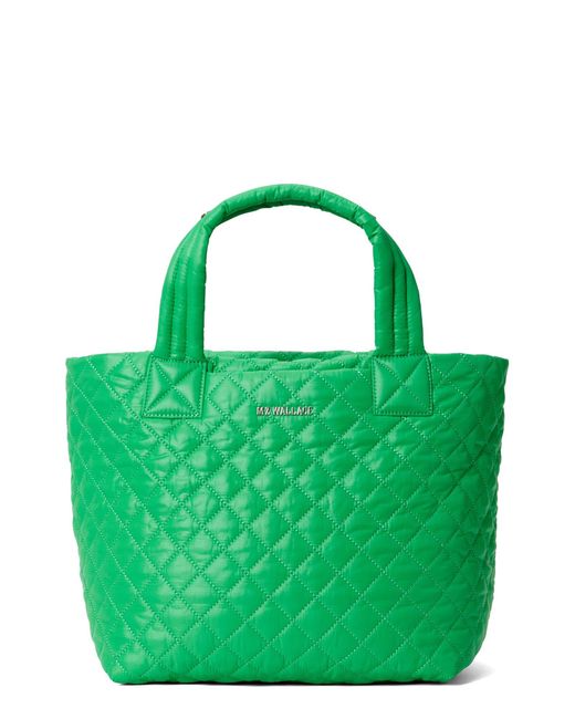 MZ Wallace Small Metro Deluxe Tote in Green Lyst