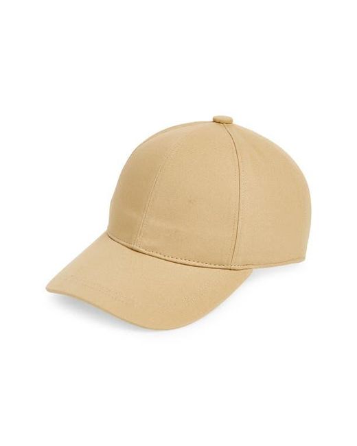 Nordstrom Natural Canvas Adjustable Baseball Hat for men