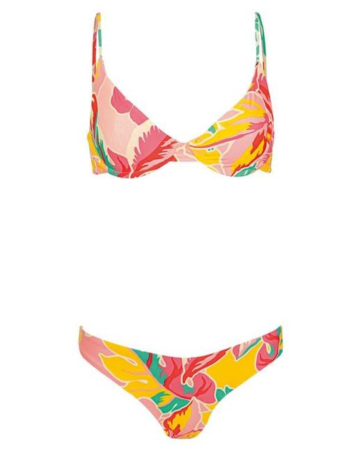 Maaji Pink Dream Garden Sublimity Reversible Bikini Bottoms