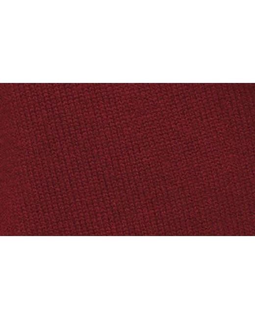 Reformation Red Jadey Oversize Cashmere Sweater